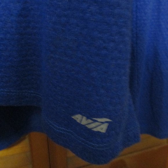 Avia active top royal blue reflective mock turtleneck stretchy size XXL - Picture 5 of 7
